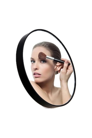 Zmc Bilişim 10x Büyüteçli Vantuzlu Pratik Kullanışlı Makyaj Lens Traş Aynası