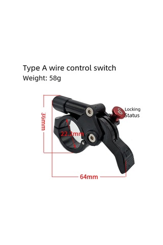 Qingmipy Dağ Bisikleti Ön Çatal Kontrol Anahtarı - Hava Yatağı & Yağlı Yay Amortisörü Ayarlama Aracı, Akıllı Vites Değiştirme Aksesuarı Tip A