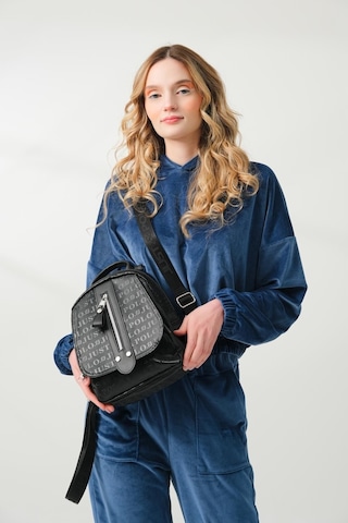 Just Polo Saten Sırt Çantası 4042mh Siyah