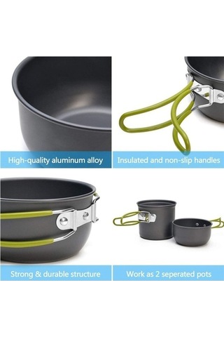 Ulzyvf Taşınabilir Turuncu Yürüyüş Tenceresi, Skycıty Seti, Alümina Aksesuar - Eb Turuncu Turuncu