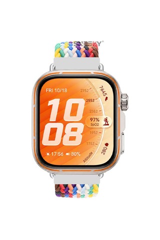 Huawei Watch Fit 5 Pro İle Uyumlu Metal Klipsli Solo Fiberlink Yumuşak Kumaş Örgü Kordon