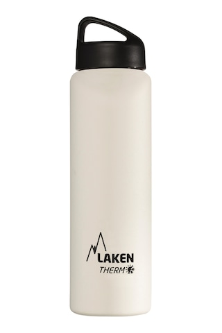 Laken Çelik 18/8 Classic Termos Şişe 1l - Beyaz Lkta10b