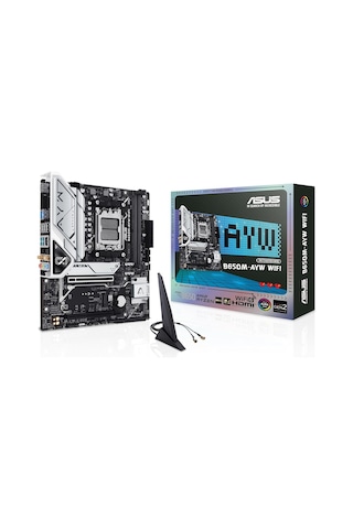 Asus B650m-ayw Wıfı Am5 Anakart + Amd Ryzen 5 9600x Am5 Anakart+işlemci Bundle