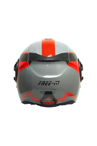 Motosiklet Yarım Kask Double Güneş Vizörlü Siyah Ece Sertifikalı Abs Material Motorcu Kaskı Bold Çok Renkli