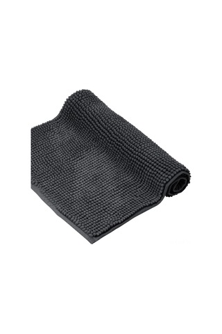 Ximistore9 Koyu Gri Banyo Tepsi 40x60cm - Süper Emici Yumuşak Plüsh, Kayma Engeli, Kolay Temizlenir Banyo Paspası Koyu Gri