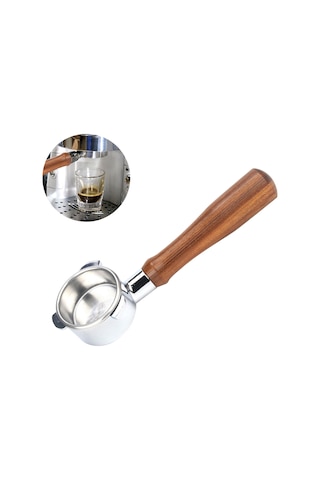 Qingmipy Breville 880/870/850 Kahve Makinesi İçin Ahşap Saplı 54mm Paslanmaz Kahve Portafiltre Ve Filtre Sepeti Seti Diğer