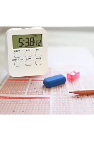 Kronometre Saat Mıknatıslı Buzdolabı Kronometresi Alarmlı