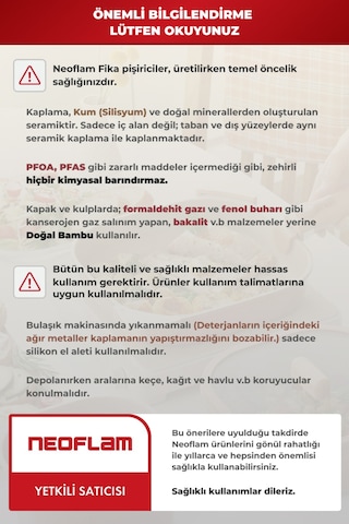 Fika 13 Parça Cam Kapaklı Seramik Kaplama Döküm Tencere Tava Seti Krem