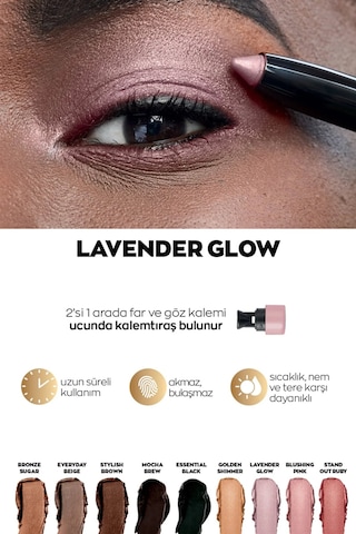 Avon Power Stay Kalem Göz Farı Lavender Glow
