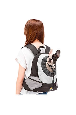 Ferplast Kangoo Küçük Irk Köpek Sırt Çantası Gri