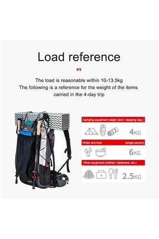 Naturehike Rock 60+5 Lt Trekking Sırt Çantası 001