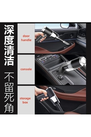 Symbee El Tipi Şarjlı Süpürge: Ev İçi Masaüstü Ve Dolap Temizliği İçin Üfleme-emme İkili Fonksiyonlu Siyah