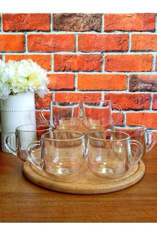 Osz Bardak 300ml Kâse Bardak Cam 6'lı 218327166 Beyaz