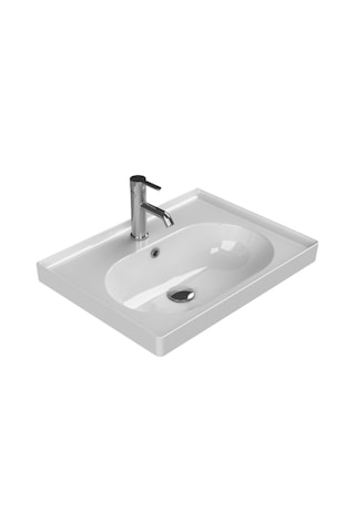 Cerastyle Turkuaz Arya Etajerli Lavabo 60 x 45 CM