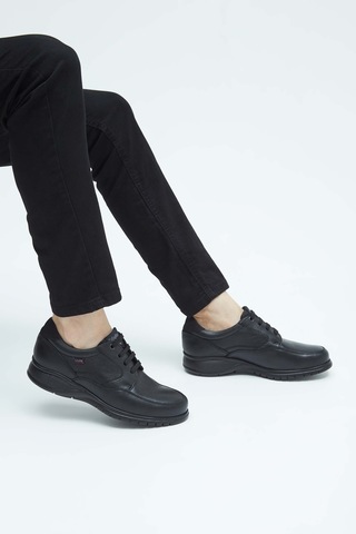Callaghan Erkek Hakiki Deri Siyah Casual Ayakkabı 618 12700 Erk Ayk Y23 Negro Siyah