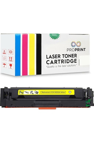 Proprint HP 415A W2032A Sarı Uyumlu Toner Çipsiz 2100 Syf M454nw