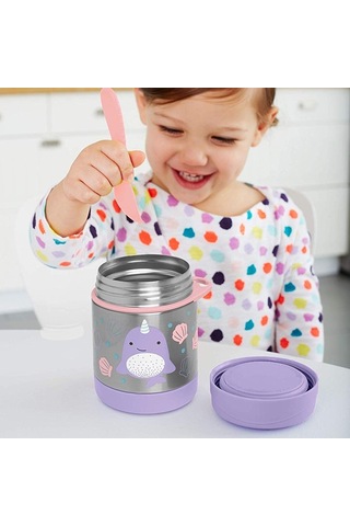 Skip Hop Zoo Narwhal Paslanmaz Çelik Termos Çok Renkli