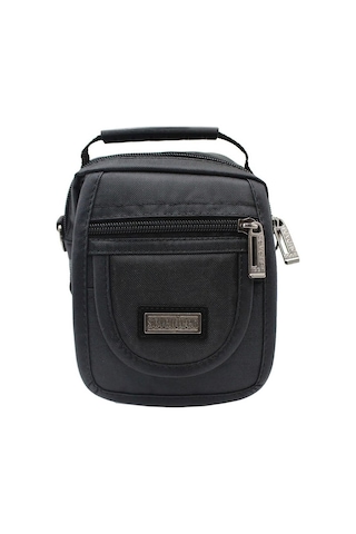 Mergenshoes Svn Sv68 Siyah Polyester Kumaş Erkek El Omuz Çantası Siyah