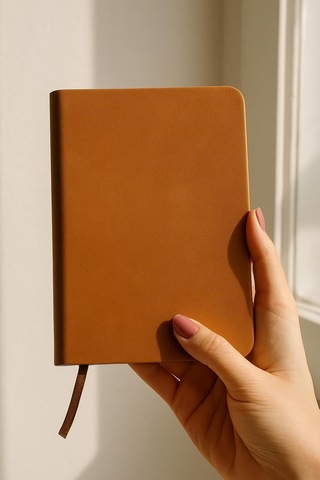 Lexroo Çizgisiz Not Defteri, Taba Termo Deri Kapaklı Defter, 128 Yaprak A5 Defter, Ofis Ve Kırtasiye Çok Renkli