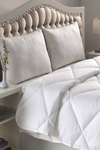 Cotton Box Exclusive Ranforce Çift Kişilik Silikon Yorgan 195X215 Beyaz