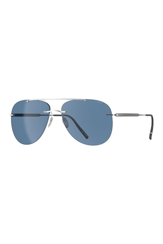 Silhouette 8751 75 7000 Unisex Güneş Gözlüğü Mavi