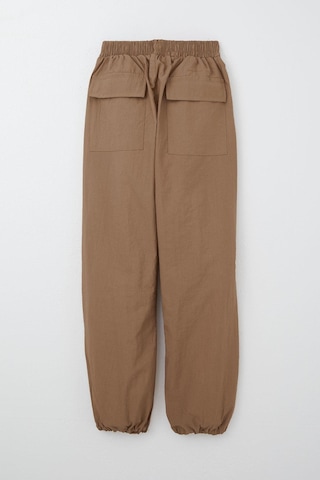 Breeze Kız Çocuk Paraşüt Jogger Paça Pantolon 6-12 Yaş, Kahverengi Kahverengi