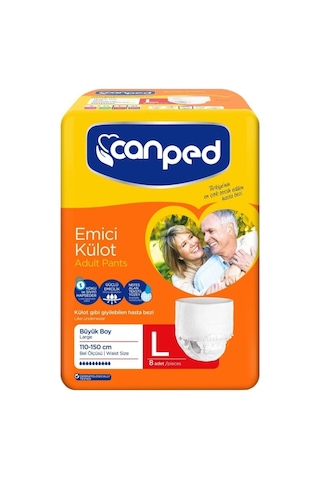 Canped Emici Külot Hasta Bezi 8'Li L