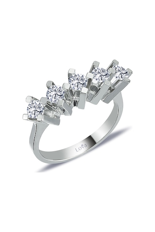 Lova D Renk 0,75 Karat Pırlanta Beştaş Yüzük - IDL Sertifikalı