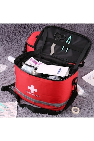 Novahub Acil Durum Hayat Paketi Spor Çantası Kırmızı