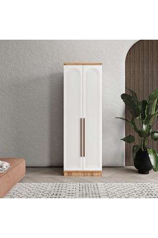 Guneystore Rosa 2 Kapaklı Komple Mdf Gardırop