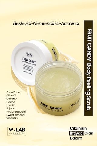 W-Lab Cosmetics Fruit Candy Body Peeling Scrub 250 Ml