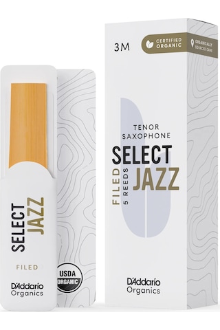 D\'addario Woodwinds Organic Select Jazz Tenor Saksafon Kamışı No:3 Medium