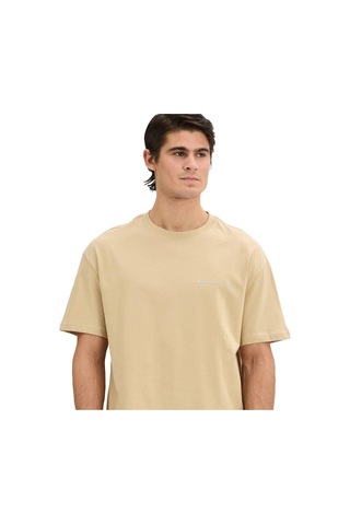 Quiksilver Touchdown Tee Erkek Tişört Trqms26110-qk.29113 Bej