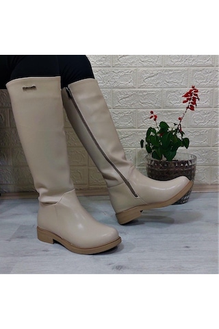 Pierre Cardin 52500 Fermuarlı 43cm İçi Kürklü Kadın Çizme 001