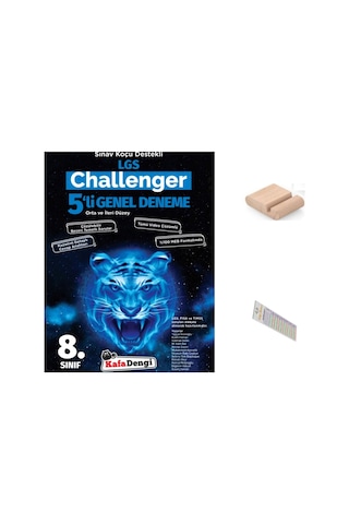 Kafadengi 8.sınıf 5'li Challenger Paket Deneme Lgs 2026 +telefon Tutucu+çözüm Ayracı
