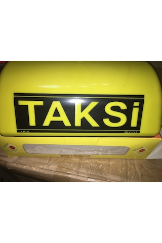 Taksi Levha Camı Yazılı.Üstten Vidalı