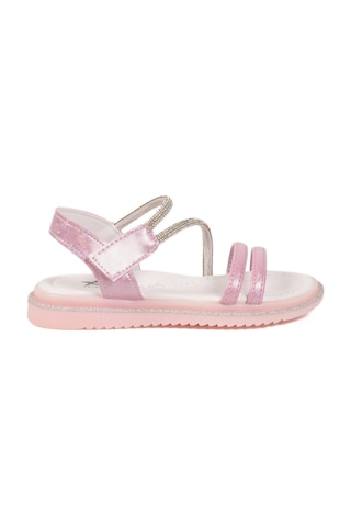 Ayakmod Pembe Cırtlı Hafif Ortopedik Kız Çocuk Sandalet 26a94 F