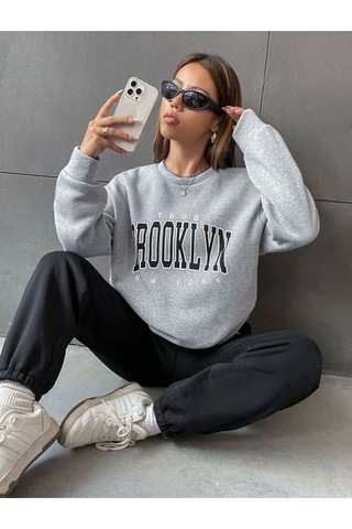 Hırsch Kadın Brooklyn Baskılı Eşofman Takımı Grisiyah