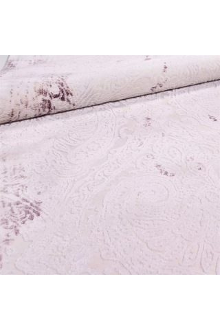 Ipek Mekik Halı Blossom 13450 Krem Lila Salon Halısı