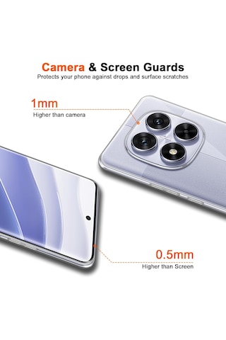 Xiaomi Poco X7 Kılıf Kamera Korumalı Yumuşak Silikon Kapak