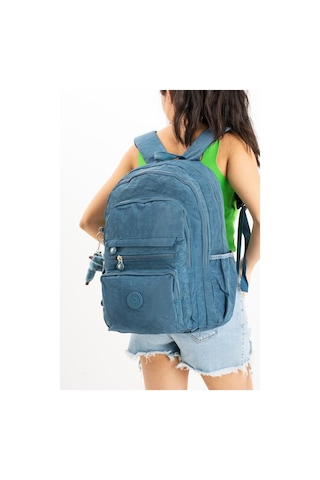 Baginn Unisex Sırt Çantası Hafif Yağmur Geçirmez Klinkır Kumaş Laptop Bölmeli Seyahat Çantası 43 30 Cm 001