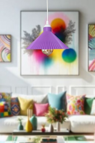Salon Avize,mutfak Avize,14 Farklı Renk Yatak Odası Avize,pinterest Avize, Bohem Avize E27 Duy Mor