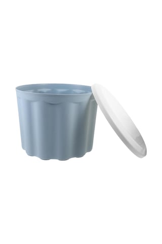 Sones Çok Amaçlı Ev Plastik Saklama Taburesi Çeşitli Atıştırmalıklar İçin, Renk: Küçük Gök Mavisi