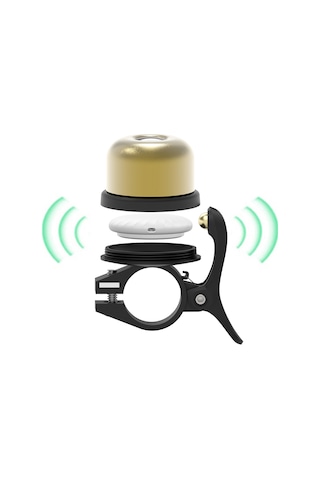 Micflip P20 Bisiklet Zili Akıllı Takip Cihaz Özellikli Gold