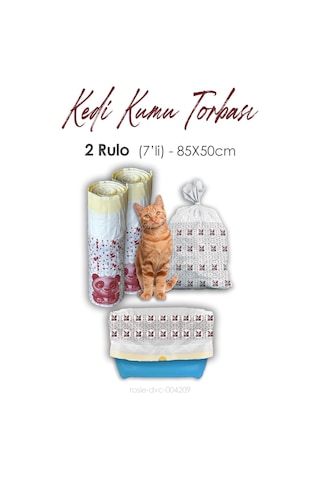 Rosie Kedi Kumu Torbası 85 x 50 CM 14 Adet