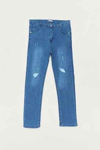 Fullamoda Eskitme Görünümlü Erkek Çocuk Jean- Lacivert 24MCCK254202971-Lacivert