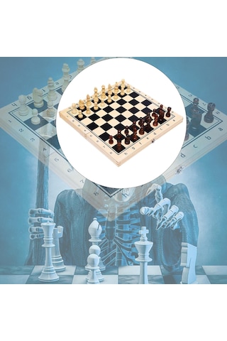 Dolıty Katlanabilir Manyetik Satranç Tahtası Seti Oyuncak