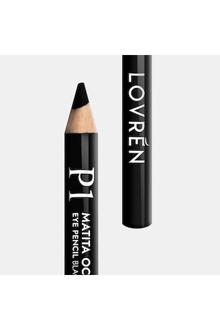 Lovren P1 Black Hard Koyu Siyah Göz Kalemi 1