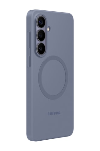 Samsung Galaxy Uyumlu S26+ Silikon Magnet Kılıf - Gece Moru Gece Moru