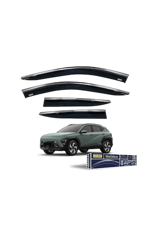 Hyundai Kona Krom Çıtalı Cam Rüzgarlığı 2023-